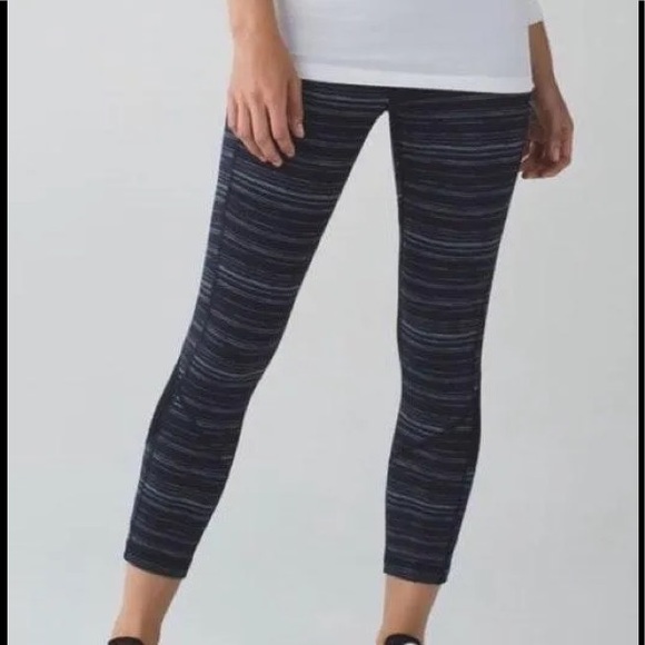 Lululemon Wunder Under Space Dye Stripe leggings - Picture 1 of 5